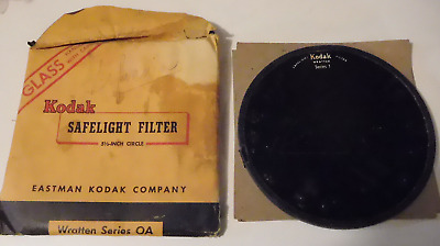 Filtro de luz de seguridad Kodak 5-1/2" de diámetro serie 1