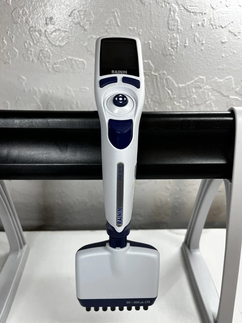 Rainin Pipet-Lite E4 XLS 8 Channel  LTS Electronic Pipette 20-200 ul  Calibrated