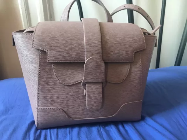 Senreve Mini Maestra Bag Chianti Leather Tote Backpack Crossbody