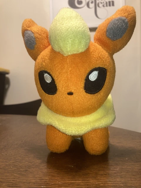 Pokemon Center 2005 Flareon Pokedoll 6" Plush RARE Collectible AUTHENTIC!