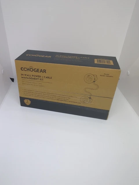 Echogear In-Wall Cable Management Kit EGAV-CMIWP1 -Includes Saw Blade NEW IN BOX
