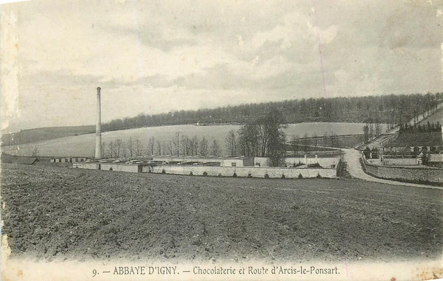 51 Abbaye D'igny Chocolaterie Et Route D'arcis-Le-Ponsart - Endommagee