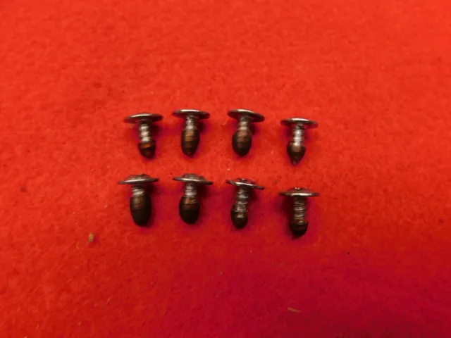 8 NOS 66-71 Ford Lincoln Mercury Original Coated Wheel Opening Moulding Screws