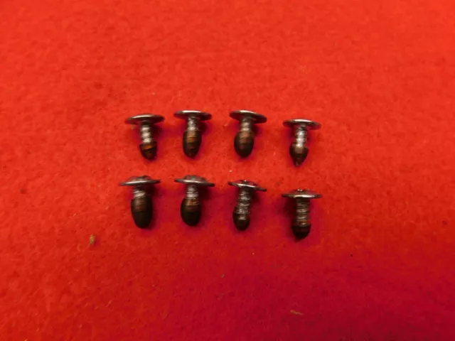 8 NOS 66-71 Ford Lincoln Mercury Original Coated Wheel Opening Moulding Screws