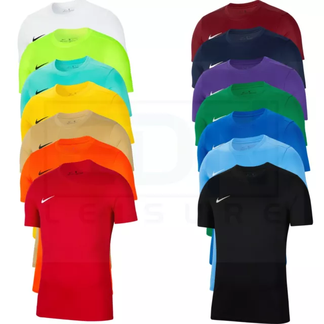 Nike Mens T Shirt Top Gym Sport Size S M L XL XXL Black Red Blue White Vented