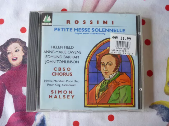 Rossini Petite Messe Solennelle Simon Halsey 1990 Conifer Cd Album