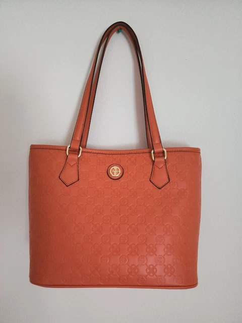 GIANA BERNINI - Debossed,Tangerine.. ONE SIZE.. New with tags