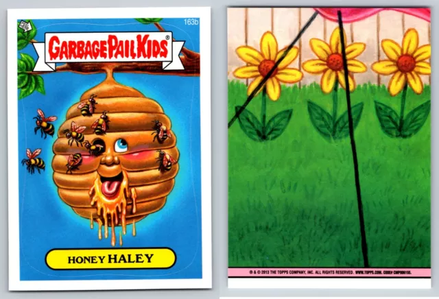 2013 Topps Garbage Pail Kids Brand-New Series 3 GPK Card Honey HALEY 163b