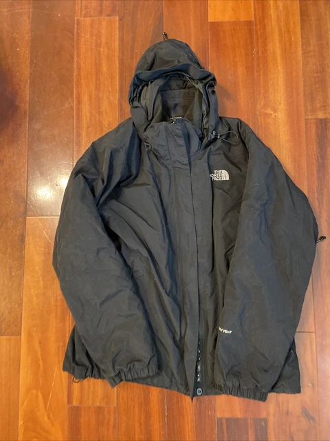 The North Face Hyvent Womens Rain Windbreaker Jacket Fleece Lined 2 In One Large The North Face Hyvent Womens Rain Windbreaker Jacket Fleece Lined 2 In One Large