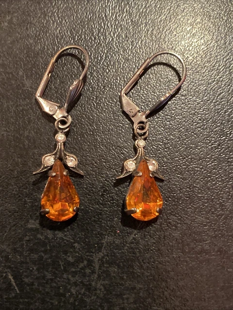 Paire De Boucles D'oreilles & Broche Philippe Ferrandis - Vintage Et Rare - Occasion