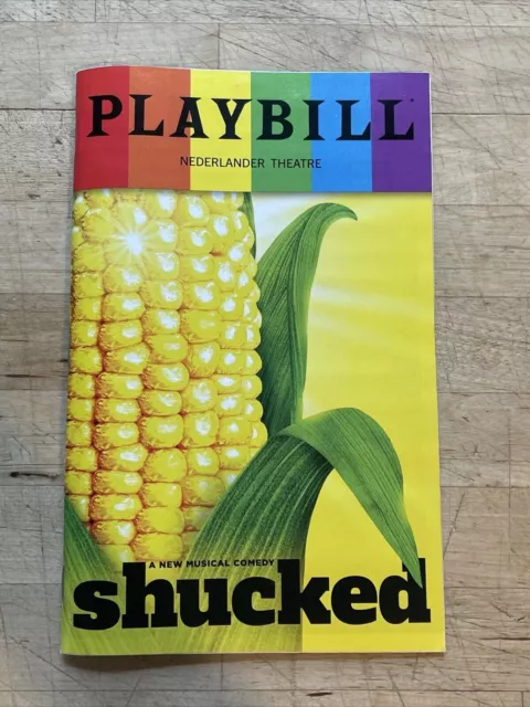 Shucked Broadway Playbill Pride Edition Alex Newell Kevin Cahoon