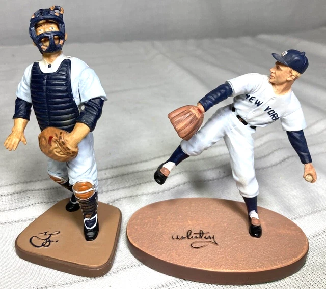 Lot (2) New York Yankees HOF 1990 Gartlan Figures Limited Edition 10k