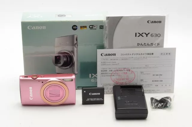 "Mint" Canon Digital Camera IXY 630 12x Optical Zoom Blossom Pink Body 753B