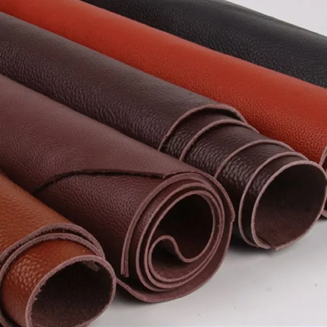 Leather Vegetable Tanned Cowhide Fabric Piece for DIY Leathercraft Accessories