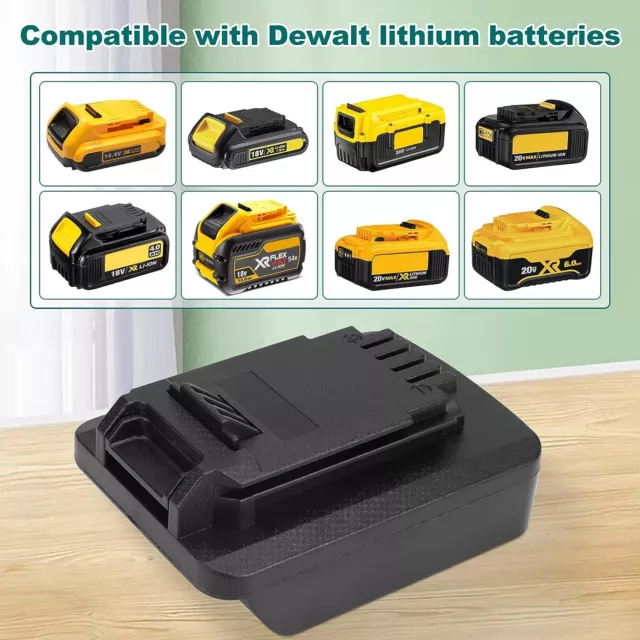 Adaptateur de batterie pour Milwaukee Bosch Makit 18V vers BlackDecker/Porter 2