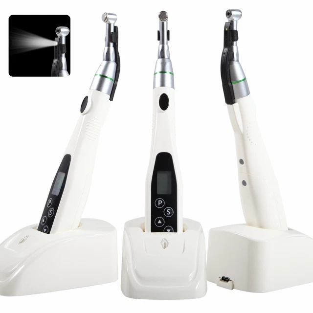 DENTAL WIRELESS KABELLOS LED Endo Motor 161 Kontrawinkel Handstück