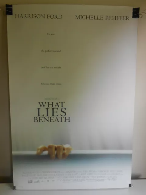 What Lies Beneath (2000) Original Double Sided Movie Poster Ford Pfeiffer 27x40