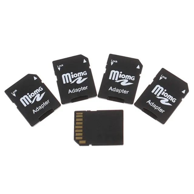 5 pz Micro SD Trans Flash da TF a SD SD HC adattatore scheda di memoria convertitore nero