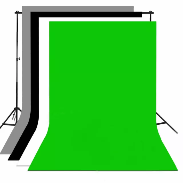 Photography Studio Continuous Lighting Softbox Boom Arm Light Backdrop Stand Kit 2