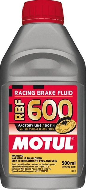 MOTUL 100949-12 RBF Brake Fluid 600 Degree case/12-1/2 Liter
