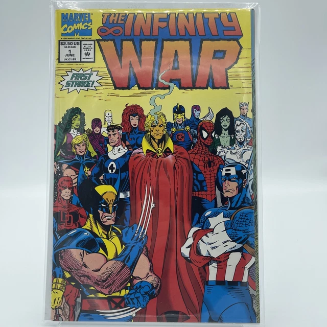 INFINITY WAR #1 1992 Marvel Comics Thanos Wolverine Adam Warlock