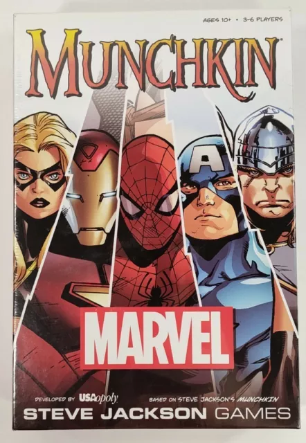 Marvel Comics USAopoly Munchkin Card Game NEW SEALED 2014