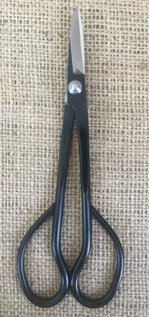 Ryuga Bonsai Tools 180mm Black Carbon Steel Bud Scissor