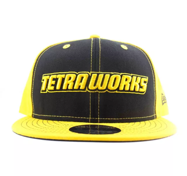 Duo Cap New Era x Tetra Works Cap Free Size Yellow Black (4656)