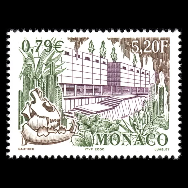 Monaco 2000 - 40th Anniv of Anthropological Museum Architecture - Sc 2179 MNH