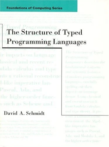 THE STRUCTURE OF TYPED PROGRAMMING LANGUAGES (FOUNDATIONS By David A ...