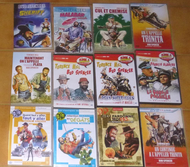 12 DVD Bud Spencer et Terence hill Trinita Plata Malabar Sherif pair et impair