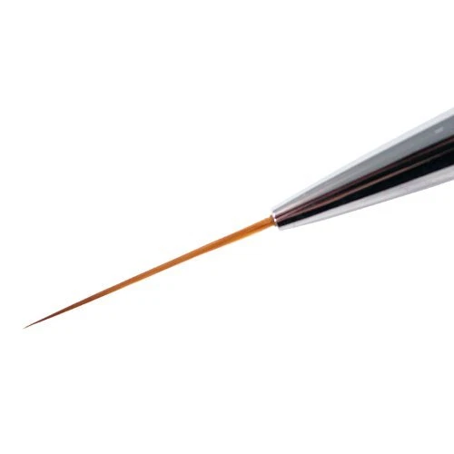 Cepillo a rayas largas profesional arte en uñas pluma mango acrílico manija 22 mm