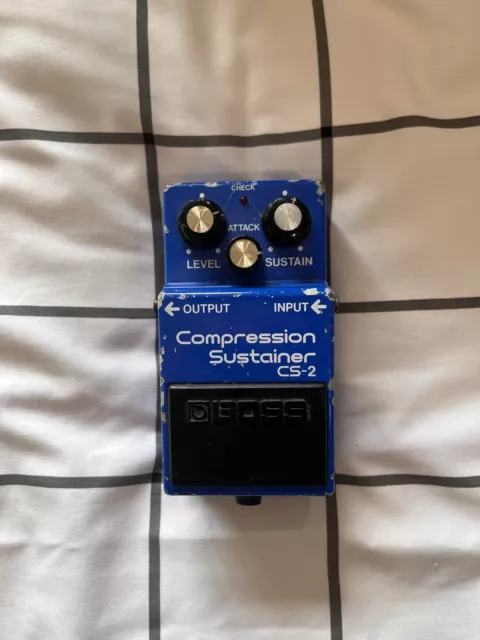 Boss CS-2 Compression Sustainer Electric Guitar Pedal (Made in Japan)
