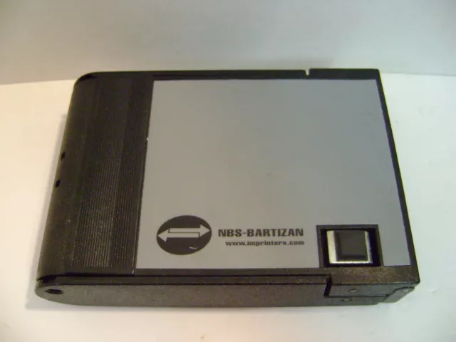 Vintage NBS-Bartizan Manual Credit Card Imprinter Sales Machine Portable Backup