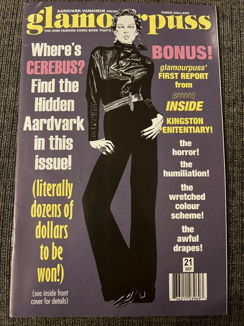 GLAMOURPUSS #21 By Dave Sim (Aardvark-Vanaheim, 2011), First Printing