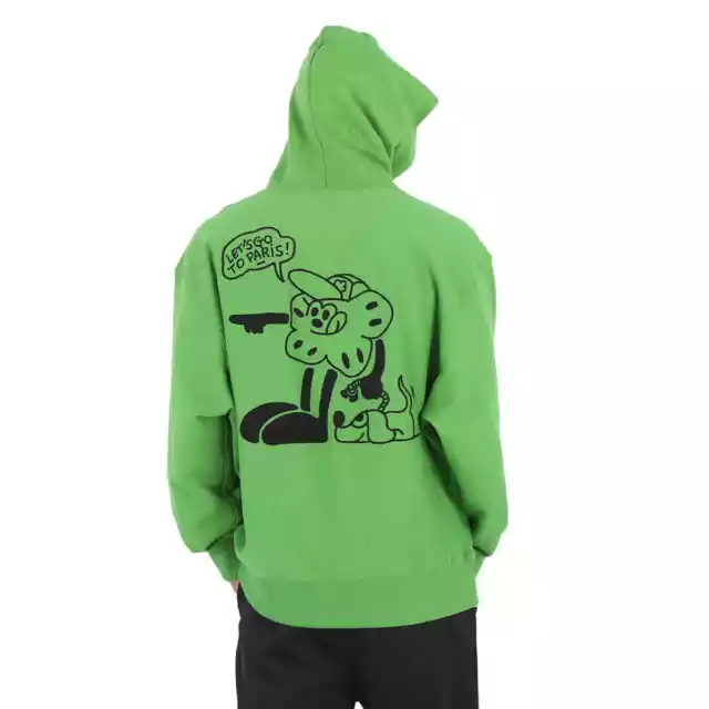 Kenzo Grass Green Boke Boy Travels Hooded Sweatshirt 3