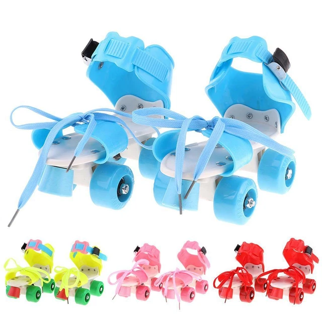 Pattini a rotelle quad classici per bambini Scarpe da pattinaggio a 4 ruote