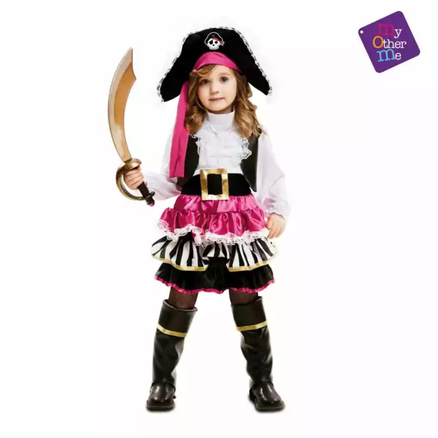 My Other Me Costume da Piratessa Baby Bambina Pirata Feste Halloween Carnevale