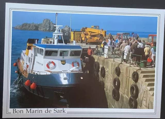 Sark picture postcard unused (Harbour View)