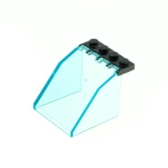1x LEGO Windshield 4x4x2 Transparent Light Blue Window 4315 2620