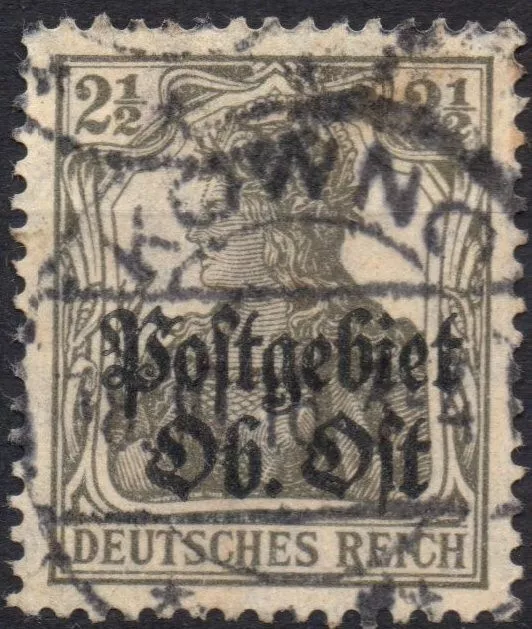 GERMANIA Occupazione RUSSIA  1916 Fronte Orientale - Usato 2½ pfg #S#DRM