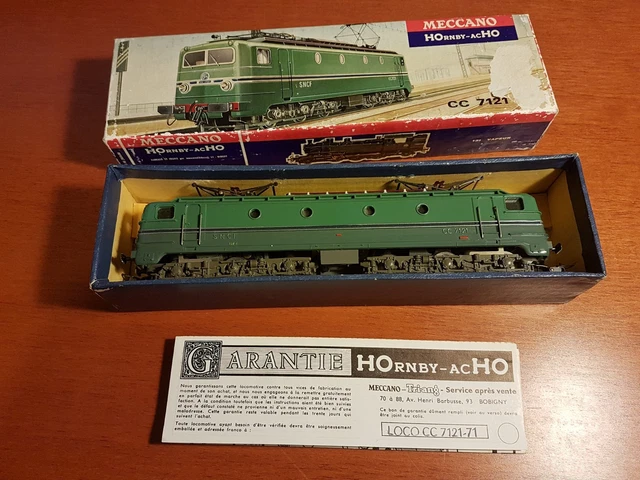 Locomotive HO Meccano Hornby CC 7121 Réf 6372 – Avec Boîte D’origine