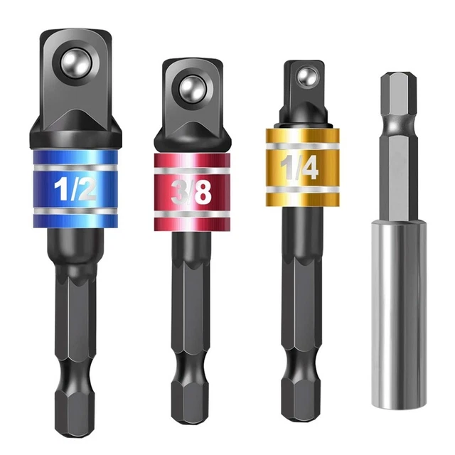 Lot De 4 Adaptateurs AAA Vers AA - Convertisseur De Piles - Transparent - Pour Appareils Électroniques