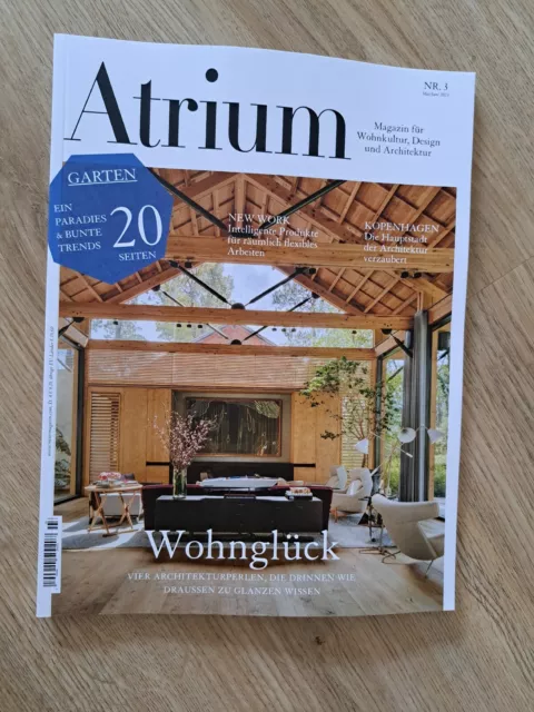 Atrium Magazin für Wohnkultur Design Architektur 3/2023 Mai Juni neu.