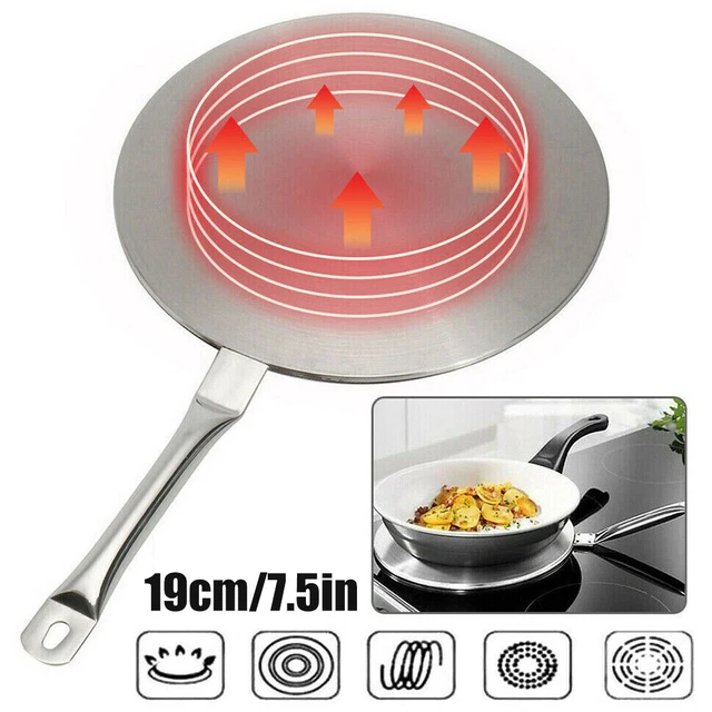 INDUCTION HOB ADAPTER Plate Heat Diffuser Plate Converter Steel Pan for