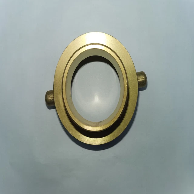 2 1/2" Female NST to 2" Male NPT Brass Fire Hydrant Adapter (Pin Lug)