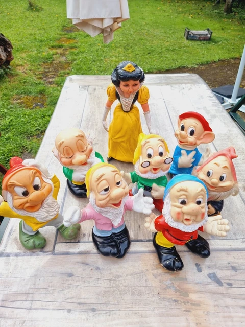 Jouet Pouet Dormeur Disney - Éléphant LEDRA Blanche Neige Et Les 7 Nains (Années 60, 24 Cm)