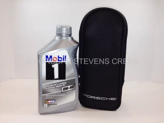 OEM Porsche Oil Bag Travel Case 1 Quart Carrera Cayman Boxster Panamera Cayenne