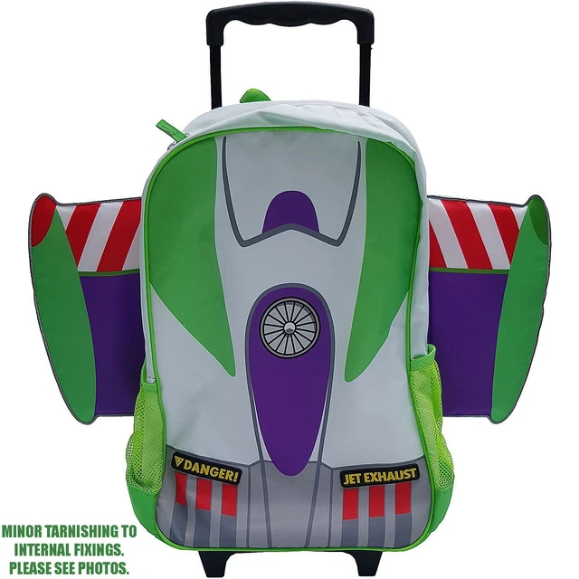 DISNEY STORE BUZZ Lightyear Maleta Equipaje de Mano Rolling Soft