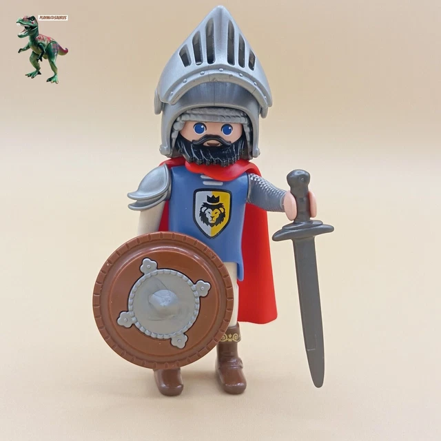 PLAYMOBIL DRAPEAU DU LION Bleu étendard Chevalier Juste Tournoi M%c3%a9di%c3%a9val 5356 335993644456